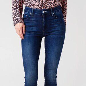 Mother Women's High Waisted Looker Ankle Fray Jean